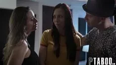 He can't believe that he has a brunette woman at his disposal to penetrate