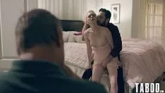 Play She must be very clean when she arrives at this man's home because so