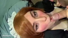 Jouer Latina GF Nobara Cosplay Cameriera Scopa a Pecorina e Gola Profonda