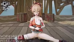 Reproducir Animación Hentai: Genshin Impact - Los enemigos atacan con pasión